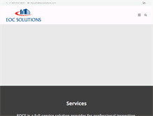 Tablet Screenshot of eocsolutions.com